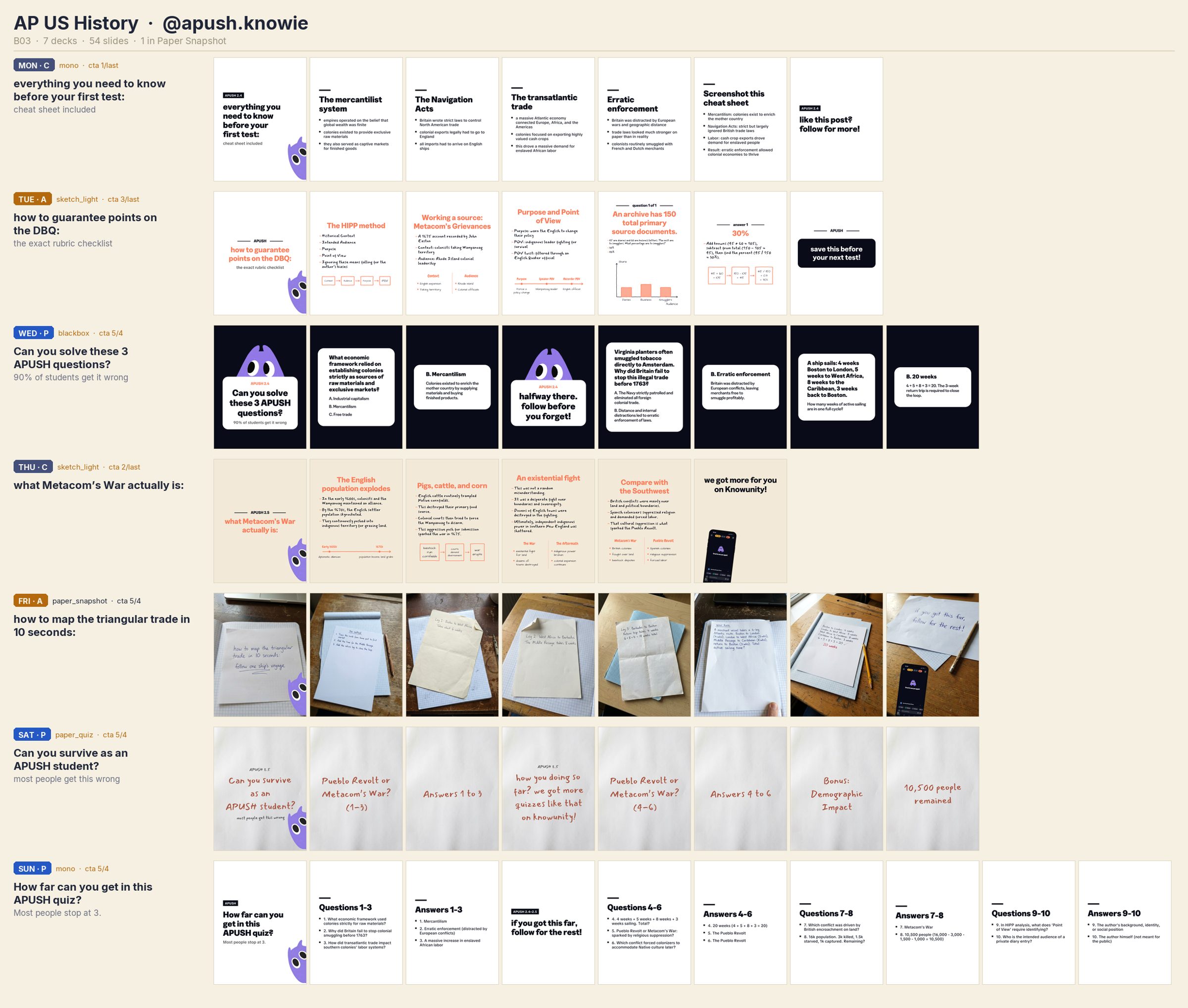 AP US History B03 overview